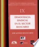Libro de Democracia Sindical En El Sector Bancario