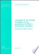 Libro de Asunción De Los Consejos Evangélicos En Las Asociaciones De Fieles Y Movimientos Eclesiales