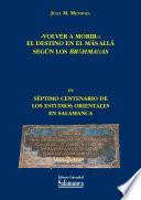 Libro de «volver A Morir»: El Destino En El Más Allá Según Los Brāhmaṇas»