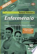 Libro de Enfermera/o De Osakidetza Servicio Vasco De Salud. Temario. Volumen 3