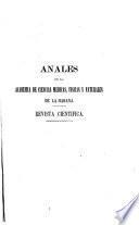Libro de Anales De La Academia De Ciencias Medicas, Físicas Y Naturales De La Habana
