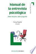 Libro de Manual De La Entrevista Psicológica