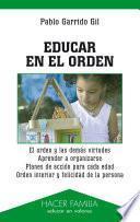 Libro de Educar En El Orden