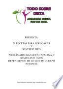 Libro de 51 Dietas Para Adelgazar Muy Rápido