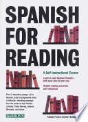Libro de Spanish For Reading