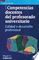 Libro de Competencias Docentes Del Profesorado Universitario