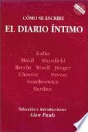 Libro de Cómo Se Escribe El Diario íntimo