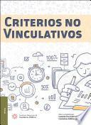 Libro de Criterios No Vinculativos