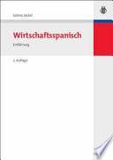 Libro de Wirtschaftsspanisch
