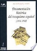 Libro de Documentación Histórica Del Trosquismo Español, 1936 1948