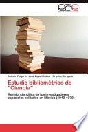 Libro de Estudio Bibliométrico De Ciencia