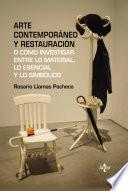 Libro de Arte Contemporáneo Y Restauración
