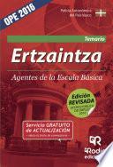 Libro de Ertzaintza. Agentes De La Escala Básica. Temario. Policía Autonómica Del País Vasco