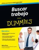Libro de Buscar Trabajo Para Dummies Bolsillo