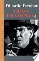 Libro de Prosa Incompleta
