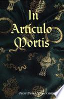 Libro de In Artículo Mortis