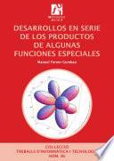 Libro de Desarrollos En Serie De Los Productos De Algunas Funciones Especiales.