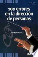 Libro de 100 Errores En La Dirección De Personas