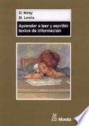 Libro de Aprender A Leer Y Escribir Textos De Información