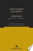 Libro de Saint Simon En España