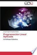 Libro de Programacion Lineal Aplicada