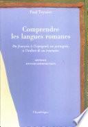Libro de Comprendre Les Langues Romanes