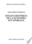 Libro de Ensayo Histórico De La Economía Ecuatoriana
