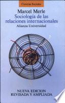 Libro de Sociología De Las Relaciones Internacionales