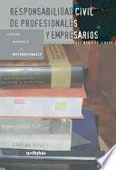 Libro de Responsabilidad Civil De Profesionales Y Empresarios