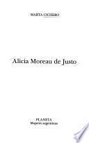 Libro de Alicia Moreau De Justo