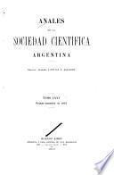 Libro de Anales De La Sociedad Científica Argentina