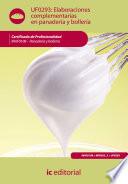 Libro de Elaboraciones Complementarias En Panadería Y Bollería. Inaf0108