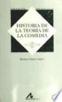 Libro de Historia De La Teoría De La Comedia
