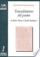 Libro de Entendimiento Del Poema De Rubén Darío A Claudio Rodríguez
