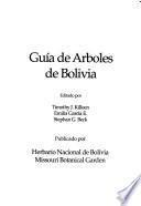 Libro de Guía De Arboles De Bolivia