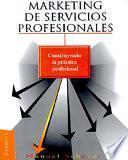 Libro de Marketing De Servicios Profesionales