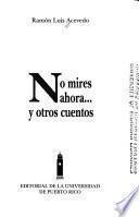 Libro de No Mires Ahora