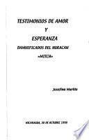 Libro de Testimonios De Amor Y Esperanza