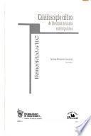 Libro de Caleidoscopio Crítico De Literatura Mexicana Contemporánea