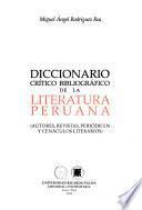 Libro de Diccionario Crítico Bibliográfico De La Literatura Peruana