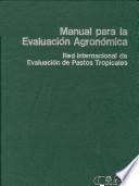 Libro de Manual Para La Evaluacion Agronomica