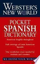 Libro de Webster S New World Pocket Spanish Dictionary