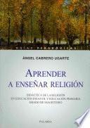 Libro de Aprender A Enseñar Religión
