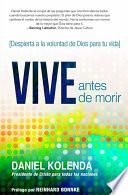 Libro de Vive Antes De Morir