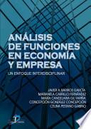 Libro de Análisis De Funciones Y Economía En La Empresa