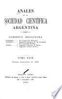 Libro de Anales De La Sociedad Científica Argentina