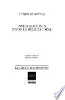Libro de Investigaciones Sobre La Belleza Ideal