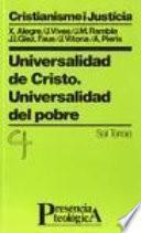Libro de Universalidad De Cristo, Universalidad Del Pobre
