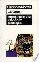 Libro de Introducción A La Psicología Patológica