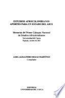 Libro de Estudios Afrocolombianos